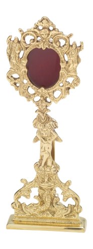 Brass Reliquary H 22 cm