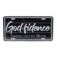 Godfidence Number Plate Tag