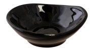 Black Ceramic Incense Bowl D 8.5 cm