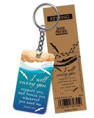 Footprints Keyring