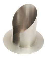 Nickel Plated Candle Holder D 8 cm