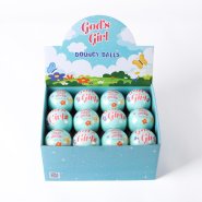 God's Girl Soft Play Bouncy Balls - Pack of 24