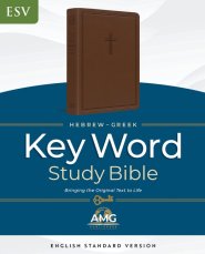 ESV Hebrew-Greek Key Word Study Bible, Leather, Indexed