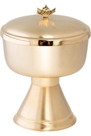 Gold Plated Ciborium H 16 cm