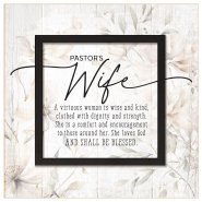 Plaque-Layered Grace-Pastor's Wife (6 x 6)