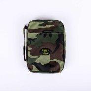 Army Of God Camo Green Canvas Bible Cover - Large