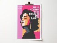 She Is Clothed With Strength And Dignity - Proverbs 31 - A4