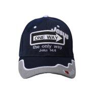 One Way Jesus Navy Cap