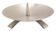 Nickel Plated Candlestand with Big Thorn D 13 cm