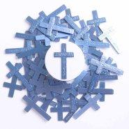 I Can Do All Things Blue Pocket Cross - Pack of 1000