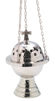 Nickel Plated Thurible H 19 cm