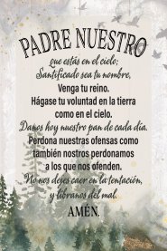 Spanish Plaque-Our Father (Padre Nuestro) (4 x 6)