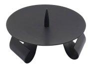 Black Iron Candle Holder D 11.5 cm