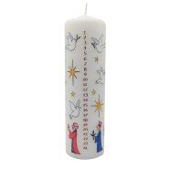 20cm Wise Men Pillar Advent Candle