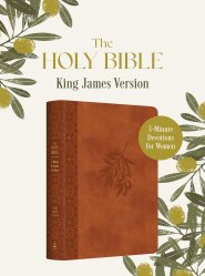 Holy Bible KJV: 3-Minute Devotions for Women Edition
