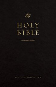 ESV Pew Bible with Responsive Readings (Hardcover, Black)