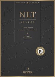 NLT Select Large Print Thinline Reference Bible, Filament Enabled (Goatskin Leather, Brown, Indexed, Red Letter)