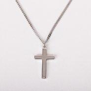 20" Sterling Silver Cross Necklace
