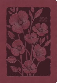 RVR 1960 Biblia Para Regalos Y Premios, Rubí Floral
