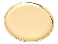 Polished Candlestick Plate D 17 cm
