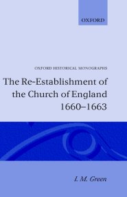 Re-establishment Of The Church Of England 1660-1663