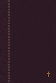 NASB, The Grace and Truth Study Bible (Trustworthy and Practical Insights), Large Print, Leathersoft, Maroon, Red Letter, 1995 Text, Comfort Print