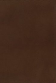 NASB, The Grace and Truth Study Bible, Premium Goatskin Leather, Brown, Premier Collection, Black Letter, 1995 Text, Art Gilded Edges, Comfort Print