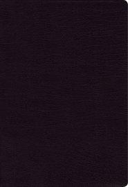 NASB, Thinline Bible, Giant Print, Bonded Leather, Black, Red Letter, 1995 Text, Comfort Print