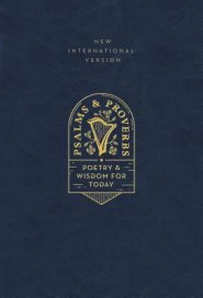 NIV, Psalms and Proverbs, Leathersoft over Board, Navy, Comfort Print