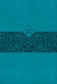 NASB, Super Giant Print Reference Bible (Font Size: 16.5-point), Leathersoft, Teal, Red Letter, 1995 Text, Comfort Print