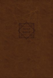 NASB, Super Giant Print Reference Bible (Font Size: 16.5-point), Leathersoft, Brown, Red Letter, 1995 Text, Comfort Print
