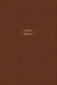 NIV, Wide Margin Bible (A Bible that Welcomes Note-Taking), Leathersoft, Brown, Red Letter, Comfort Print