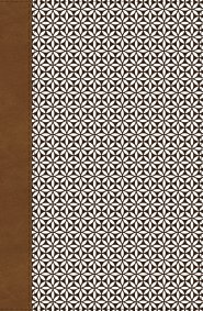 NIV, Thinline Bible, Compact, Leathersoft, Brown/White, Zippered, Red Letter, Comfort Print