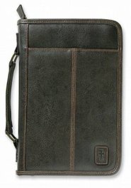 Aviator Leather Look Brown Extra Large