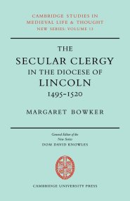 Secular Clergy Diocese Lincoln