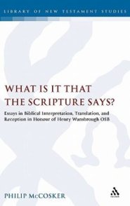 What is it that the Scripture Says?