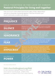 Pastoral Principles Poster