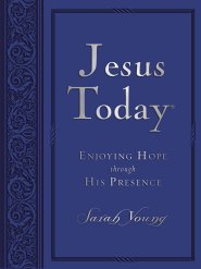 Jesus Today, Large Text Blue Leathersoft, with Full Scriptures