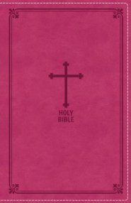 NKJV Deluxe Gift Bible, Imitation Leather, Pink, Red Letter Edition