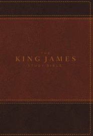 The King James Study Bible, Imitation Leather, Brown, Full-Color Edition