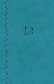 KJV, Value Thinline Bible, Compact, Imitation Leather, Blue, Red Letter Edition