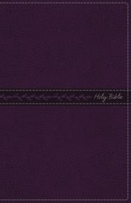 KJV, Thinline Bible, Standard Print, Imitation Leather, Purple, Red Letter Edition