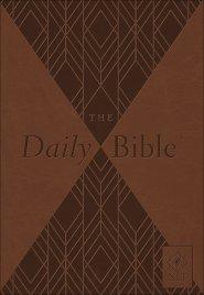 Daily Bible (NLT, Milano Softone, Brown)