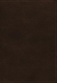 The KJV Open Bible: Complete Reference System, Brown Genuine Leather, Red Letter, Comfort Print: King James Version