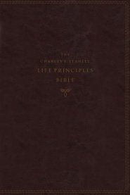The NKJV, Charles F. Stanley Life Principles Bible, 2nd Edition, Leathersoft, Burgundy, Comfort Print