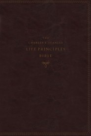 The NKJV, Charles F. Stanley Life Principles Bible, 2nd Edition, Leathersoft, Burgundy, Thumb Indexed, Comfort Print