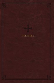 NRSV Large Print Standard Catholic Bible, Red Leathersoft (Comfort Print, Holy Bible, Complete Catholic Bible, NRSV CE)