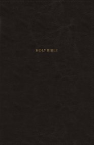 NKJV, Thinline Bible, Leathersoft, Black, Thumb Indexed, Red Letter, Comfort Print