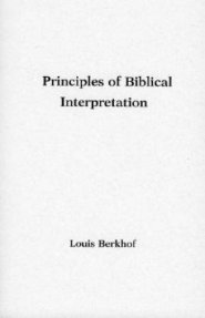Principles of Biblical Interpretation