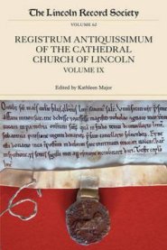 Registrum Antiquissimum of the Cathedral Church of Lincoln